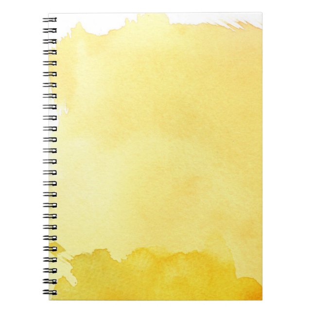 großer Aquarellhintergrund - Aquarellfarben 2 Notizblock (Vorderseite)