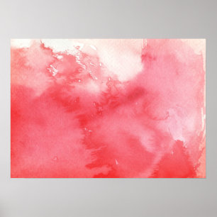 großer Aquarellhintergrund - Aquarellfarben 3 Poster