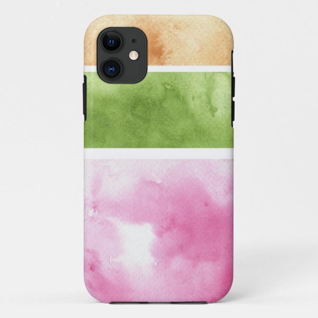 großer Aquarellhintergrund - Aquarellfarben 6 Case-Mate iPhone Hülle (Rückseite)