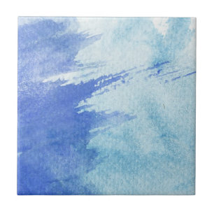 großer Aquarellhintergrund - Aquarellfarben Fliese