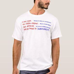 Großer australischer Jargon T-Shirt