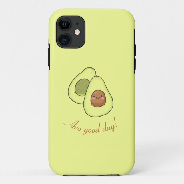 Großer Avocado Phone Case (Rückseite)