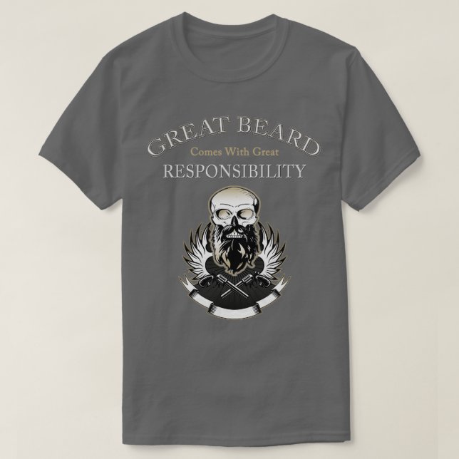 GROSSER BARD trägt eine große Verantwortung 2 T-Shirt (Design vorne)
