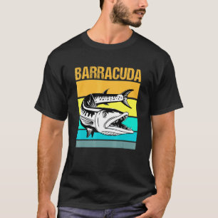 Großer Barrakuda Cuda Angeln Wildlife Salzwasser F T-Shirt