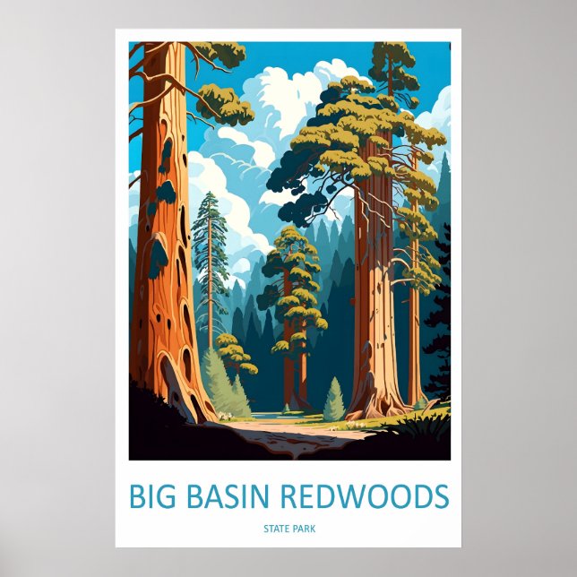 Großer Basin Redwoods State Park 1 Poster (Vorne)