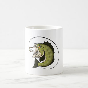 Großer Bass Mund Kaffeetasse