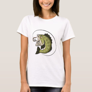Großer Bass Mund T-Shirt