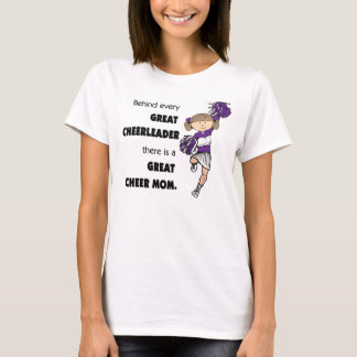 Großer Beifall Mama-Lila T-Shirt