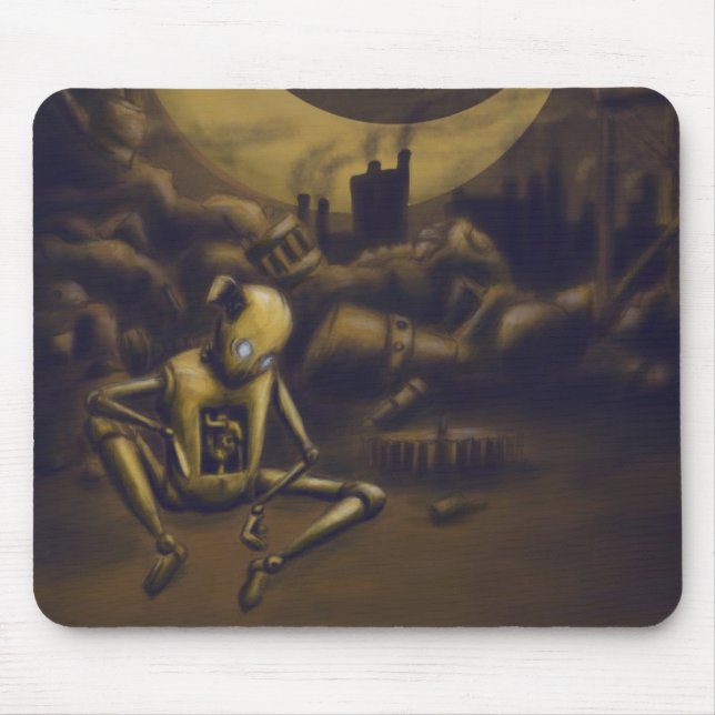 Größer! Besser! Industrialisieren Sie! Mousepad (Vorne)