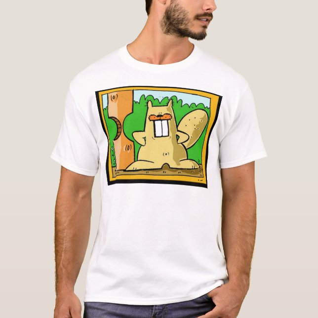 Großer Biber T-Shirt (Vorderseite)