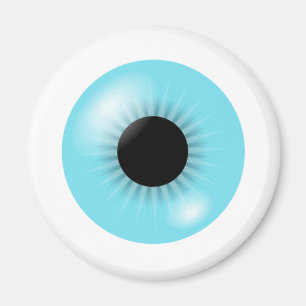 Großer blauer Augapfelmagnet Magnet