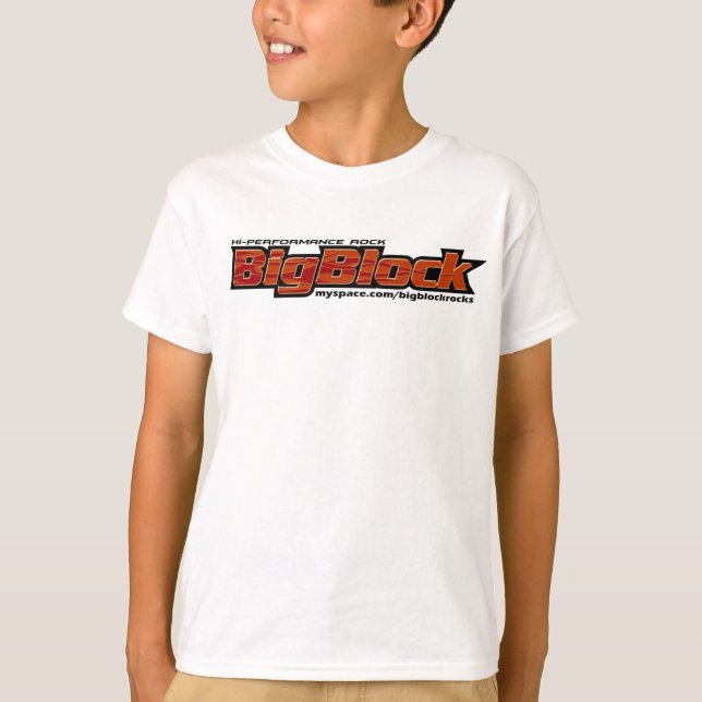 Großer Block-T - Shirt, Kindergrößen T-Shirt (Vorderseite)