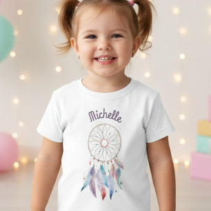 Großer Boho-Traumfänger träumen  Kleinkind T-shirt