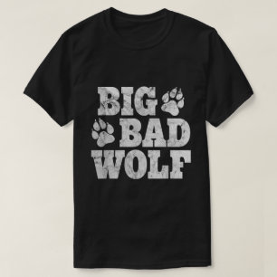 Großer Böser Wolf Kostüm Lustiger Halloween Pullov T-Shirt