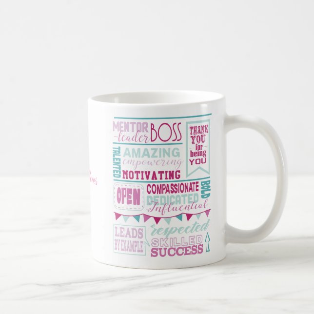 Großer Boss-Tasse-Geschenk Kaffeetasse (Rechts)