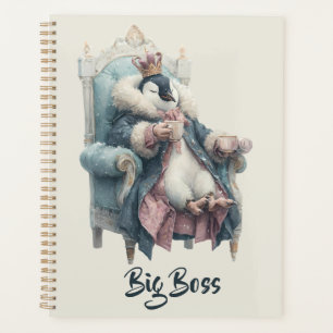 Großer Boss Winter Pinguin Design Planer