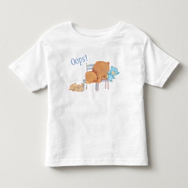 Großer Braunbär, Kaliko u. schlaffe Stühle des Kleinkind T-shirt (Vorderseite)