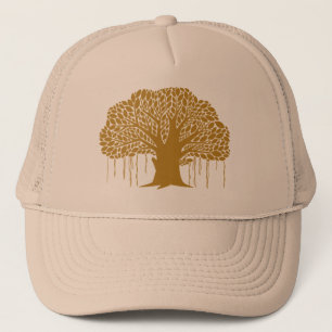 Großer Brown-Banyanbaum Truckerkappe