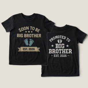 großer Bruder Ankündigung Kleidung 2026 Tri-Blend Shirt