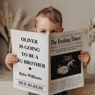 Großer-Bruder-Ankündigung Zeitung Falz Poster