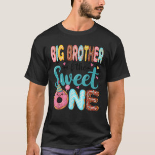 Großer Bruder der Süßen zum 1. Geburtstag Mädchen T-Shirt