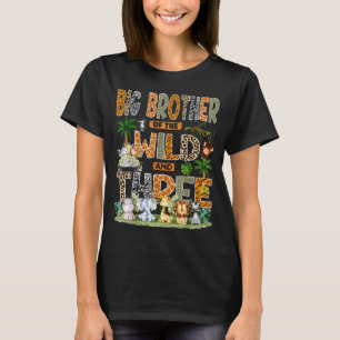 Großer Bruder der Wildnis & drei 3. Geburtstag S T-Shirt