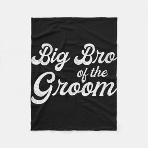 Großer Bruder des Bräutigams Shirts für Männer Jun Fleecedecke