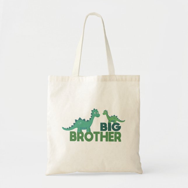Großer Bruder Dinosaurier Cartoon Dino BH Tragetasche (Vorne)