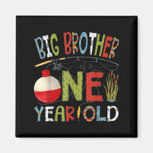 Großer Bruder eines einjährigen Jungen zum 1. Gebu Magnet