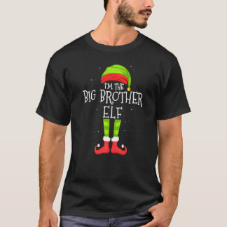 Großer Bruder Elf passendes Familien Gruppen Weihn T-Shirt