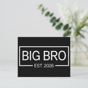 Großer Bruder Est. 2026 Neues Big Brother Schwange Ankündigungspostkarte