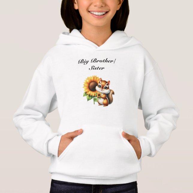 "Großer Bruder" / "Große Schwester" Sweatshirt (Vorderseite)