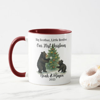 Großer Bruder Kleiner Bruder Bär Benutzerdefiniert Tasse