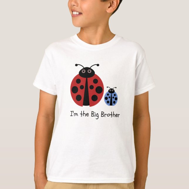 Großer Bruder-Marienkäfer-Shirt T-Shirt (Vorderseite)