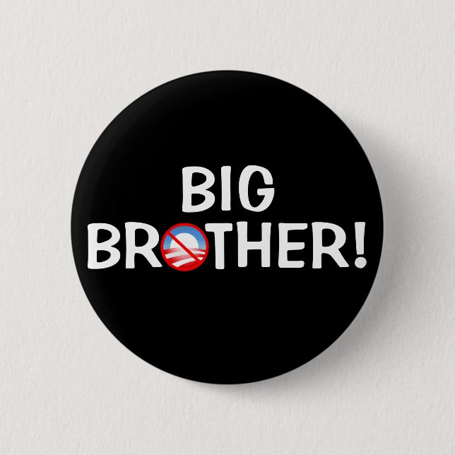 Großer Bruder! - Obama Button (Vorderseite)