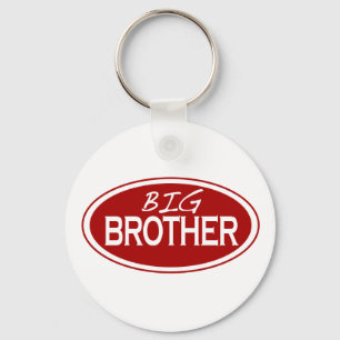 Großer Bruder (oval) Schlüsselanhänger