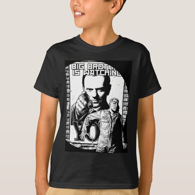 Großer Bruder passt auf T-Shirt (Vorderseite)