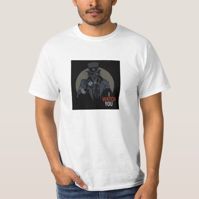 Großer Bruder passt auf T-Shirt (Vorderseite)