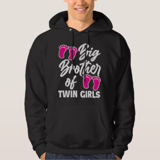 Großer Bruder von Zwillingsmädchen Neuer Bruder Ge Hoodie