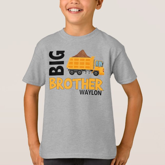 Großer Bruderbauwagen T-Shirt (Vorderseite)