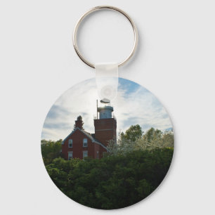 Großer Bucht-Leuchtturm Schlüsselanhänger