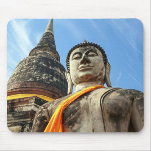 Großer Buddha in Ayutthaya, Thailand Mousepad