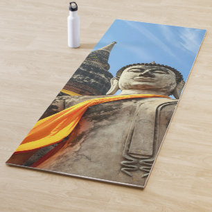 Großer Buddha in Ayutthaya, Thailand Yogamatte