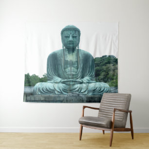 Großer Buddha von Kamakura Japan Wandteppich