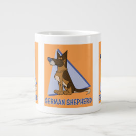 Großer bunter Cartoon Jumbo-Tasse