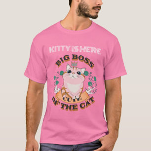 GROSSER CHEF SÜßER KATZE INDIVIDUELL PERSONALISIER T-Shirt