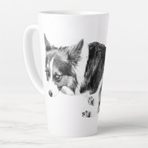 Großer Corgi, sanfter Start Milchtasse
