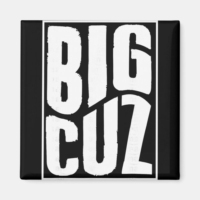 Großer Cousin Schwangerschaftsankündigung passend  Magnet (Vorne)