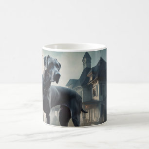 Großer Däne Halloween Gruselig Kaffeetasse