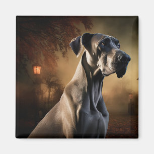 Großer Däne Halloween Gruselig Magnet